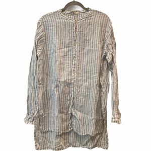 NWT CP Shades Malia Button Down Tunic Size Large
